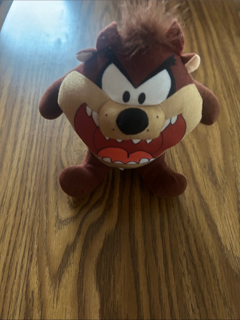 Warner Bros. Taz Plush - Brown, Cream, Red Details